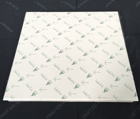 600 X 600mm Đồng bằng kim loại chống thấm Nhôm trần Tiles Clip In Panel trần Sai
