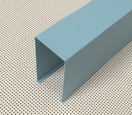 Bột màu xanh nhạt dạng chữ U bằng kim loại hình chữ U Chiều rộng 50mm Chiều cao 100mm