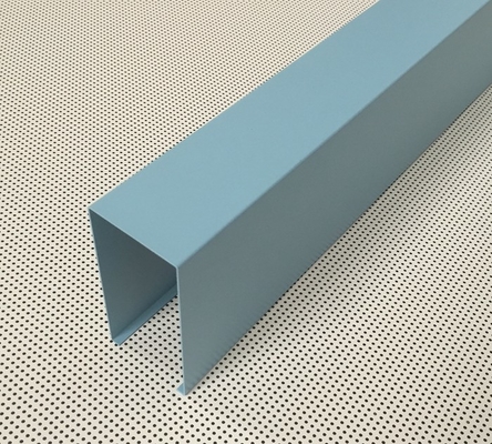 Bột màu xanh nhạt dạng chữ U bằng kim loại hình chữ U Chiều rộng 50mm Chiều cao 100mm