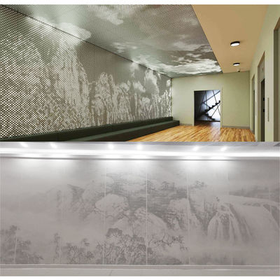 Tấm tường nghệ thuật bằng nhôm trang trí cắt laser 2,5mm với yếu tố văn hóa Hoa văn tùy chỉnh