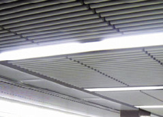 Ống tròn nhôm ốp trần nhà bếp bằng kim loại treo Bảng điều khiển bằng nhôm kim loại, đường kính 75mm