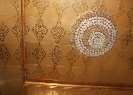 Tấm trần nghệ thuật nhô nổi lên cho trần nhà trang trí, 300mm x 450mm
