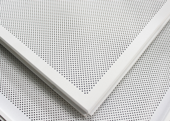 Soundproof Perforated Lay Trong Tấm trần Floating / 2x2 Panels trần Để trang trí phòng