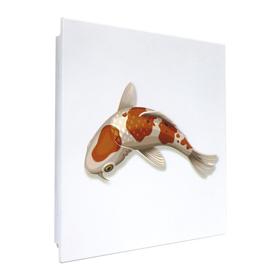 3D trần nhôm nghệ thuật hiện đại với mô hình cá kích thước tùy chỉnh